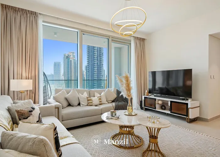 Manzil - 3Br Plus Maids Room In Downtown With Burj Khalifa View